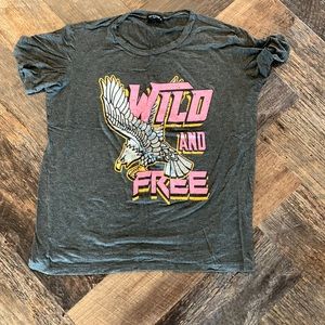 Boutique “Wild and Free” Graphic T